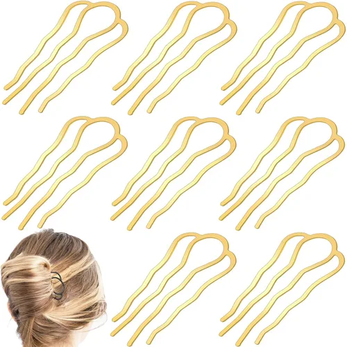 Miniatura 12 de 8 Piezas de Peines Laterales para el Cabello, Peines de Trenza Francesa de Metal, Pinza de Horquilla de Tenedor de Cabello con Dientes, Pinzas
