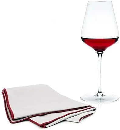 Miniatura 5 de Grassl - Paño de pulido, paño de microfibra para limpiar decantadores de vino y vasos de cristal fino, juego de 4