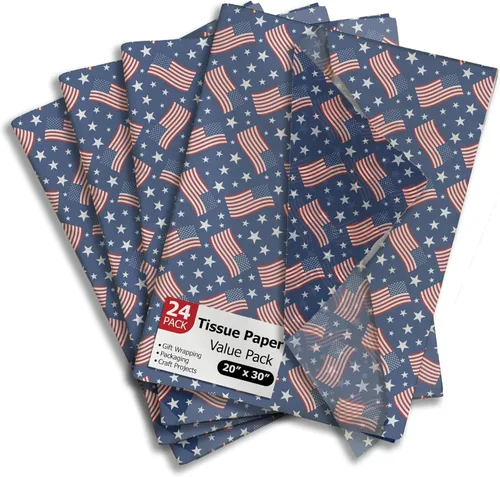 Miniatura 28 de Pro Supply Global Papel de seda impreso con hojas de otoño para bolsas de regalo o cajas y envoltura, papel de seda decorativo de otoño a granel