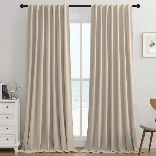 Miniatura 16 de Joydeco - Cortinas opacas 100% azul rey, 84 pulgadas, 2 paneles, cortinas de terciopelo azul rey de lujo para dormitorio y sala de estar, cortinas
