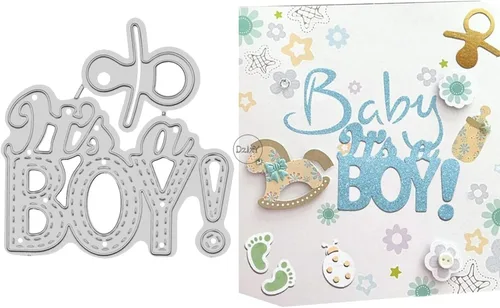 Miniatura 21 de DzIxY Shadow Words Joy - Troqueles de corte de metal para hacer tarjetas, juego de troqueles de papel para grabar, plantillas para máquina de 18