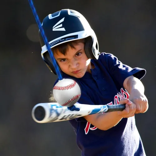 Miniatura 7 de TOBWOLF Entrenador de bateo de béisbol, sóftbol, bateo, entrenamiento de práctica de bateo, ayuda al béisbol en una cuerda, equipo de práctica
