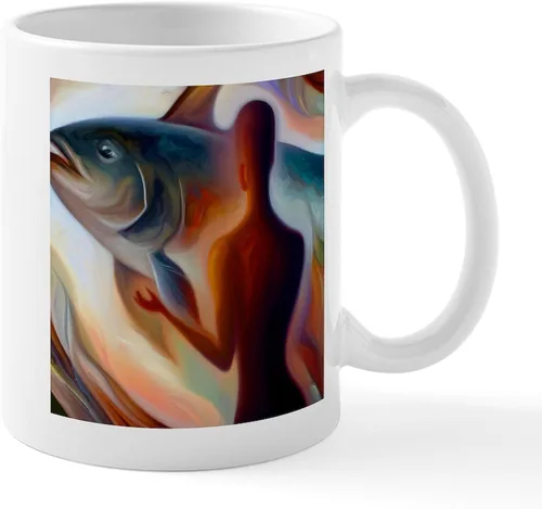 Miniatura 18 de CafePress Chinook King Salmon Mug 11 oz (325 ml) Ceramic Coffee Mug
