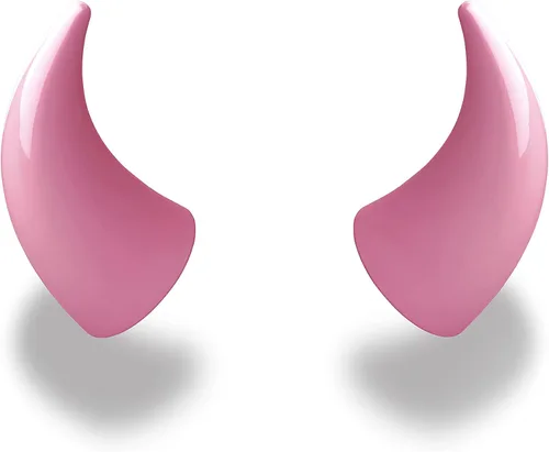 Miniatura 12 de MagNeatOhz - Cuernos de diablo grandes para casco, fabricados en Estados Unidos, accesorio magnético e intercambiable para casco, par