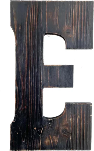 Miniatura 17 de ABELOTS Arte de pared con letras grandes para sala de estar, baño, dormitorio y decoración del hogar, letras rústicas de granja para apellidos