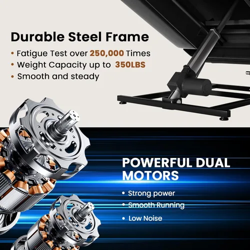 Miniatura 4 de Couchus Silla reclinable grande eléctrica de doble motor con masaje y calor para personas mayores, posición infinita, puertos USB y control remoto
