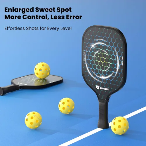Miniatura 3 de Toovem Carbon Fiber Pickleball Paddles – Lightweight 2-Pack T300 Or 1 PC T700 Pickleball Paddle Carbon Fiber Racket, Pickle Ball Paddles Gifts with