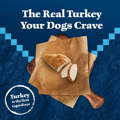 Miniatura 3 de Blue Buffalo Wilderness Trail Treats - Galletas crujientes para perros, sin granos, con alto contenido de proteínas, receta de pavo, bolsa de 24