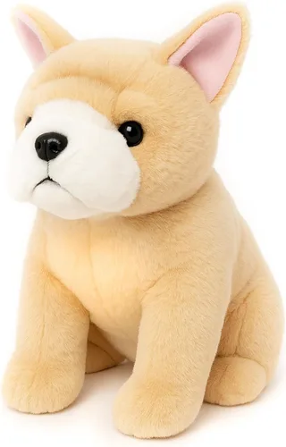 Miniatura 17 de WEIGEDU Juguete de peluche japonés Akita Shiba, lindo, suave y tierno, para todas las edades, 13 pulgadas