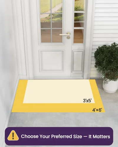 Miniatura 2 de DEXI - Tapete para puerta delantera exterior, tapete antideslizante de perfil bajo y resistente para la entrada, tapetes de bienvenida que atrapan