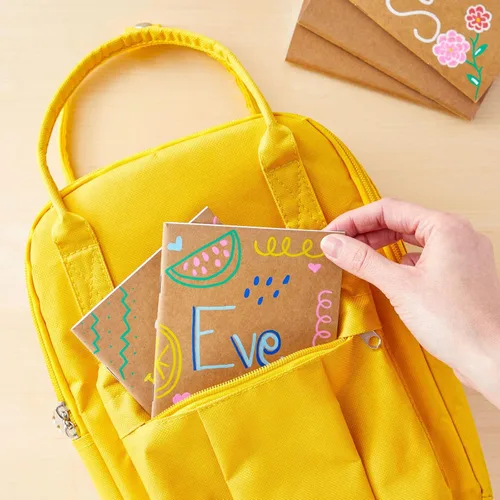 Miniatura 3 de Paper Junkie Cuadernos a Granel - A6 de 4 x 6 Pulgadas, Kraft, Sin Líneas, Paquete de 24 - Cuaderno de Bocetos en Blanco y Mini Blocs de Bocetos