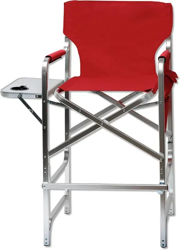 Miniatura 5 de Trademark Innovations Silla de director, aluminio, negro