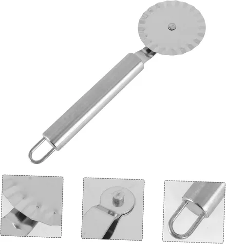 Miniatura 4 de KICHOUSE 2 piezas de acero inoxidable para repostería, ravioles de pizza para el hogar y la cocina, herramienta de corte comercial para pizza, pasta