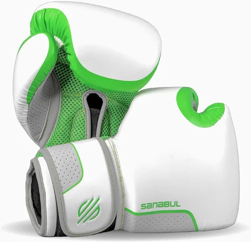 Miniatura 11 de Sanabul Guantes de Boxeo Hyperstrike para Mujeres, Guantes de Kickboxing MMA Muay Thai, Guantes de Entrenamiento de Boxeo Sparring, Guantes de Bolsa