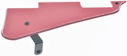 Miniatura 63 de KAISH Golpeador de guitarra Abalone Pearl LP con soporte de acero inoxidable negro y tornillos de montaje de acero para USA Les Paul
