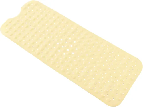 Miniatura 19 de Almohadilla de ducha antideslizante para bañera, 21 x 21 pulgadas, suave, de gran tamaño, lavable a máquina, con orificios de drenaje, ventosa