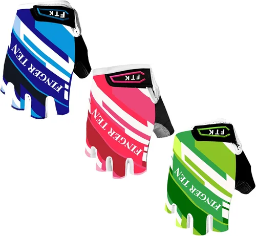 Guantes de ciclismo para niños, para deportes al aire libre, bicicleta de montaña y carretera, barras, para niños y niñas de 2 a 10 años, con