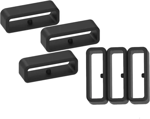 Miniatura 5 de Anillos de cierre de repuesto de 0.786 pulgadas compatibles con Garmin Fenix 5 6 7 8 1.850 in, conector de silicona de seguridad para reloj