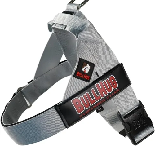 Miniatura 46 de BULLHUG Arnés ajustable para perro, sin tirones, sin estrangulamiento, para bulldogs ingleses, bulldogs franceses, pugs y razas de pecho ancho