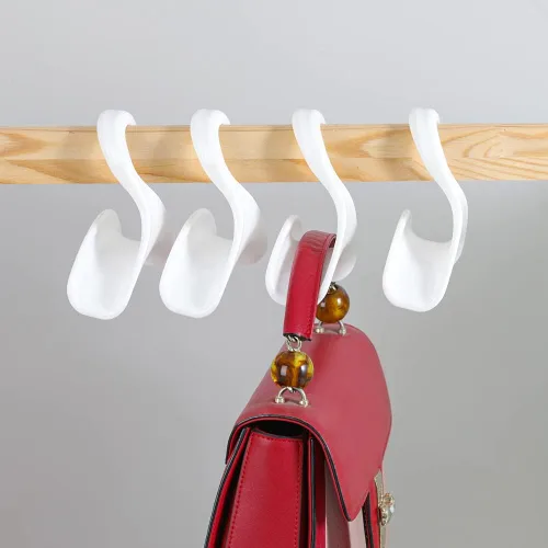 Miniatura 5 de Percha para colgar bolsos, organizador para colgar bolsos, organizador para colgar en el armario, para guardar y organizar bolsos, mochilas