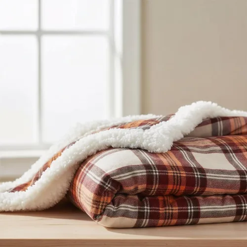 Miniatura 3 de Eddie Bauer - Manta, ropa de cama reversible de sherpa suave y forro polar cepillado, perfecta para descansar, artículos esenciales para dormitorio