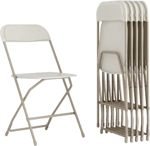 Miniatura 19 de Flash Furniture Hercules Series Silla plegable de plástico, color rojo, paquete de 6, capacidad de peso de 650 libras, cómoda silla para eventos