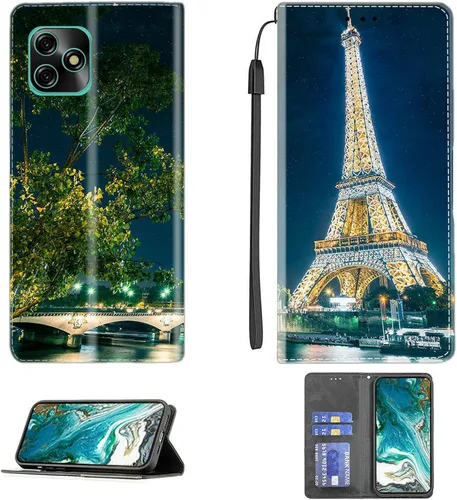 Miniatura 230 de Funda para Moto One Zoom compatible con Motorola One Zoom Phone Case Flip Stand Cover Magnetic Close YHD