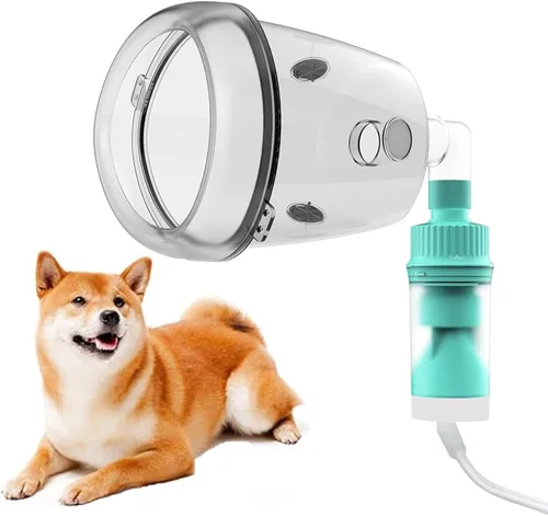 Miniatura 7 de Nebulizador para gatos y máscara de inhalador para gatos, máscara de oxígeno para mascotas para gatos, cachorros y perros pequeños