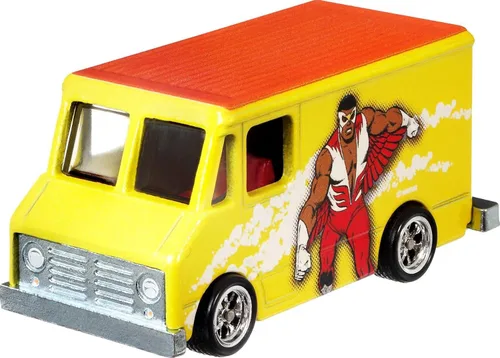 Miniatura 8 de Hot Wheels Auto de juguete, furgoneta MBK fundida a presión a escala 1:64, neumáticos de Real Riders, chasis y cuerpo de metal/metal, decoración