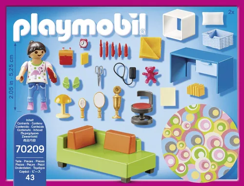 Miniatura 6 de Playmobil Paquete de muebles para la habitación del adolescente