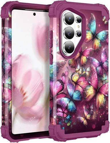Miniatura 26 de Hocase Funda para Galaxy S20 FE 5G, Protección resistente a prueba de golpes, goma de silicona suave + parachoques de plástico duro, funda