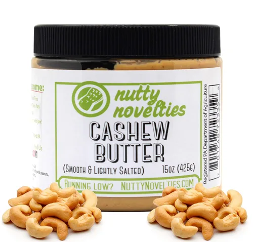 Miniatura 6 de Nutty Novelties Mantequilla de anacardo - Ingredientes totalmente naturales, de origen responsable, sin azúcar añadida, sin colesterol ni