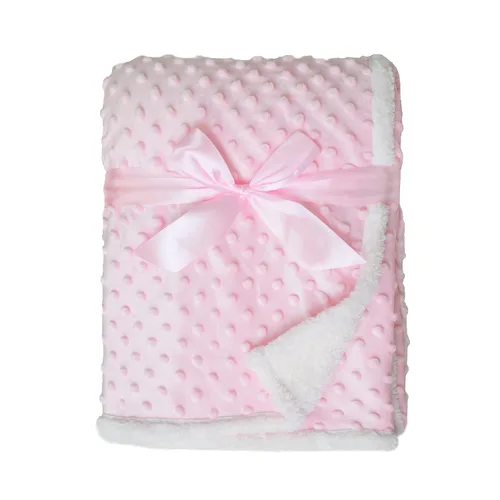Miniatura 9 de American Baby Company Manta de recepción de felpilla suave y sherpa de 30 x 35 pulgadas, color gris 3D, cálida y acogedora para bebés, niños