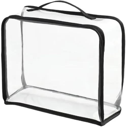 Miniatura 2 de neceser Bolsas De Almacenamiento De Artículos De Tocador Para Hombre Y Mujer, Neceser Transparente De PVC Con Cremallera, Organizador De Maquillaje