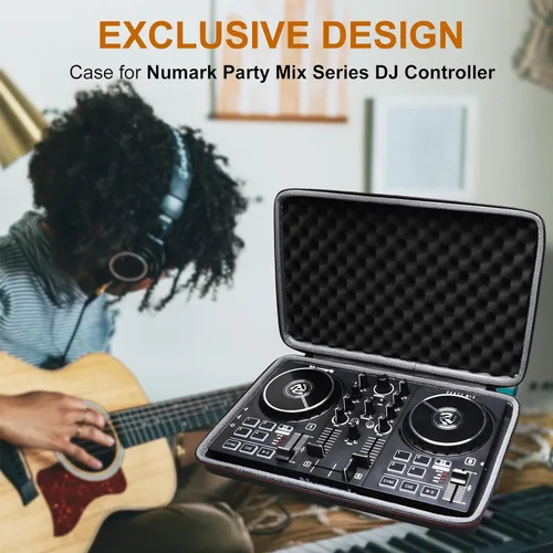 Miniatura 7 de Funda LTGEM para mezclador de DJ Numark Party Mix II o Hercules DJControl Mix Ultra, Negro (Solo la funda)