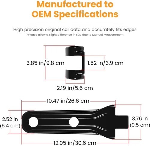 Miniatura 7 de Cubierta de bisagra para compuerta trasera de Jeep Wrangler JL JLU, accesorios de decoración exterior - 2018-2024, 2 puertas y 4 puertas, cubierta