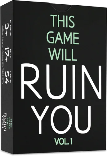 This Game Will Ruin You Vol 1 – Juegos de cartas para adultos y despedidas de soltera – Juegos de fiesta para estudiantes universitarios e ideas