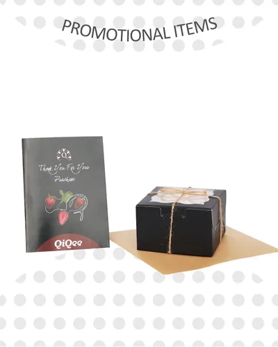Miniatura 4 de qiqee Caja de panadería negra con ventana, 60 paquetes de 6 x 6 x 3 pulgadas, cajas de galletas negras para pastelería para bodas, cumpleaños y Negro