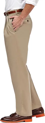 Miniatura 2 de Haggar Men's Premium No Iron Khaki Classic Fit Pleat Front Regular and Big & Tall Sizes