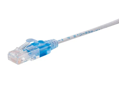 Miniatura 54 de Monoprice Cat6A - Cable de conexión Ethernet de 6 pulgadas, negro, UTP, 30 AWG, 10G, cable de cobre puro desnudo, sin enganche, RJ45, serie SlimRun
