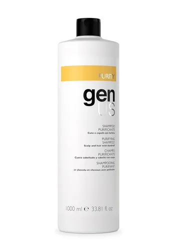 Genus Purity Purifying Shampoo - Champú anticaspa para el cabello, salvia, tomillo, calmante para la salud del cuero cabelludo - 33.8 fl oz