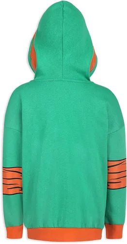 Miniatura 7 de Nickelodeon Teenage Mutant Ninja Turtles Michelangelo - Sudadera con capucha para niños grandes