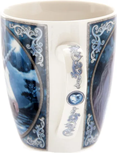 Miniatura 4 de Puckator Modelo de producto de taza de porcelana de hueso de unicornio con licencia Lisa Parker - MULP20 Azul