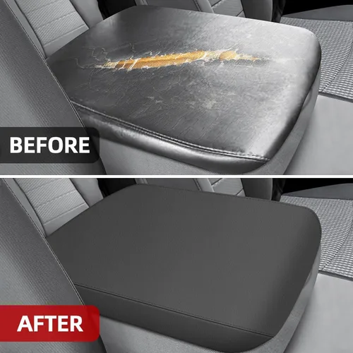 Miniatura 2 de AOMSAZTO Jumeat - Fundas de consola de asiento para Dodge Ram 1500 2002-2012, fundas para reposabrazos para Dodge Ram 1500, color negro