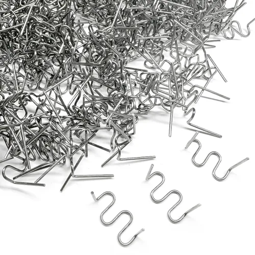 Miniatura 9 de 1000 grapas de soldador de plástico, grapas de soldadura de plástico de 0.024 in, suministros de soldadura de grapas calientes para pistola