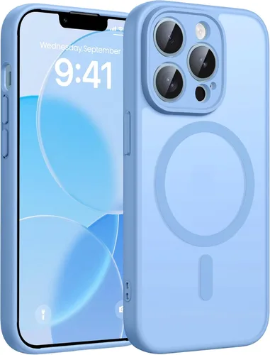 Miniatura 70 de FNTCASE - Funda para iPhone 16 Pro: magnética, mate, translúcida, de grado militar, protectora contra caídas, resistente, fina, duradera y a prueba