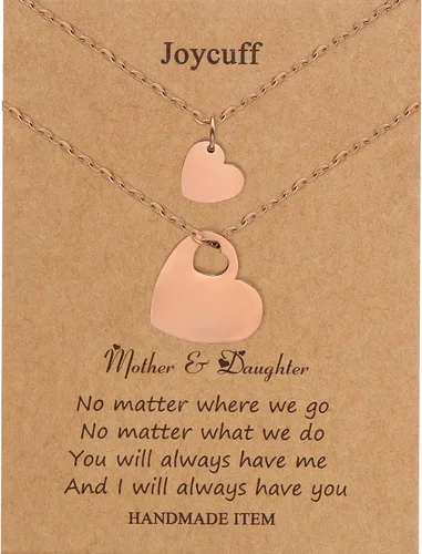 JoycuFF Gifts for Mom Mother Daughter Matching Necklace Gifts for Mama Necklace for Women Mommy Me Jewelry for Birthday Christmas