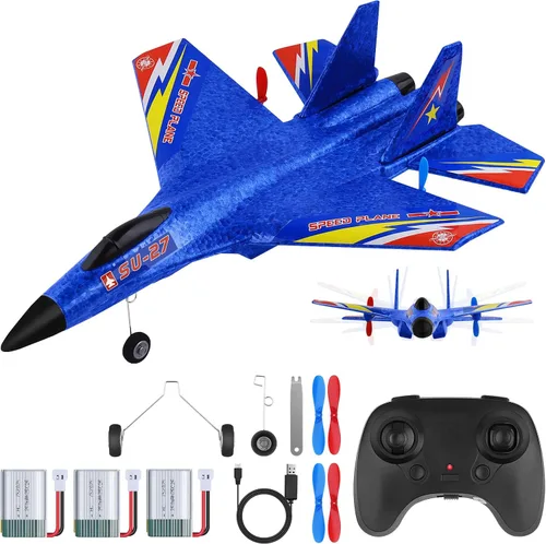 Miniatura 8 de Avión RC de 2.4 GHz, avión de control remoto L0712, cuadricóptero flotando con avión de combate estacionario automático, avión RC RTF para Gris