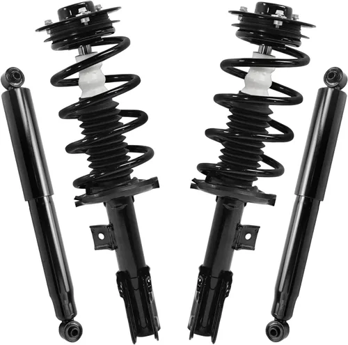 Miniatura 65 de Detroit Axle - Puntales y Amortiguadores para Chevy Traverse Buick Enclave GMC Acadia Saturn Outlook 2007-2012, 2 puntales delanteros con resorte