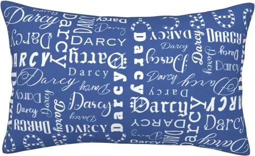 Miniatura 11 de Funda de almohada con nombre personalizado para cama, sofá, 14 x 20 pulgadas, funda de almohada con texto para mamá, niños, amantes, fundas de cojín